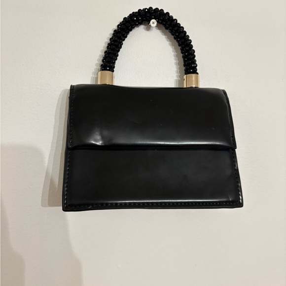 Mini Clutch Bag with Beaded Handle - Picture 3 of 6